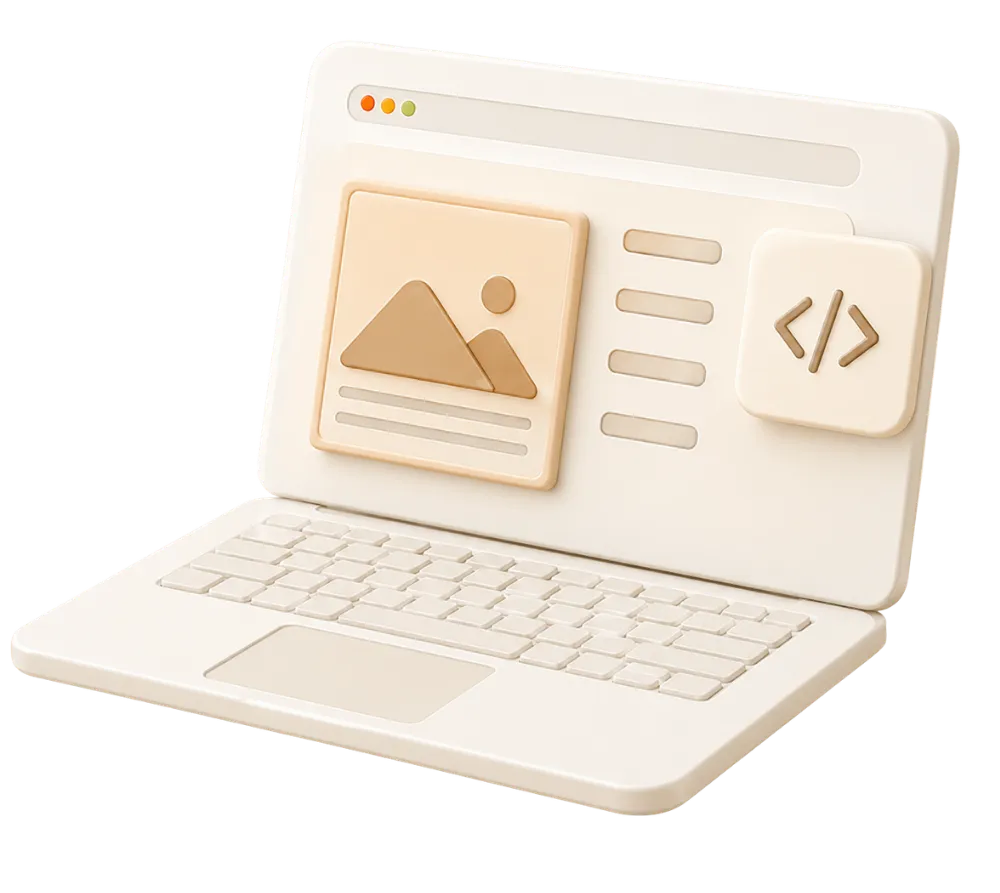 Web development illustration